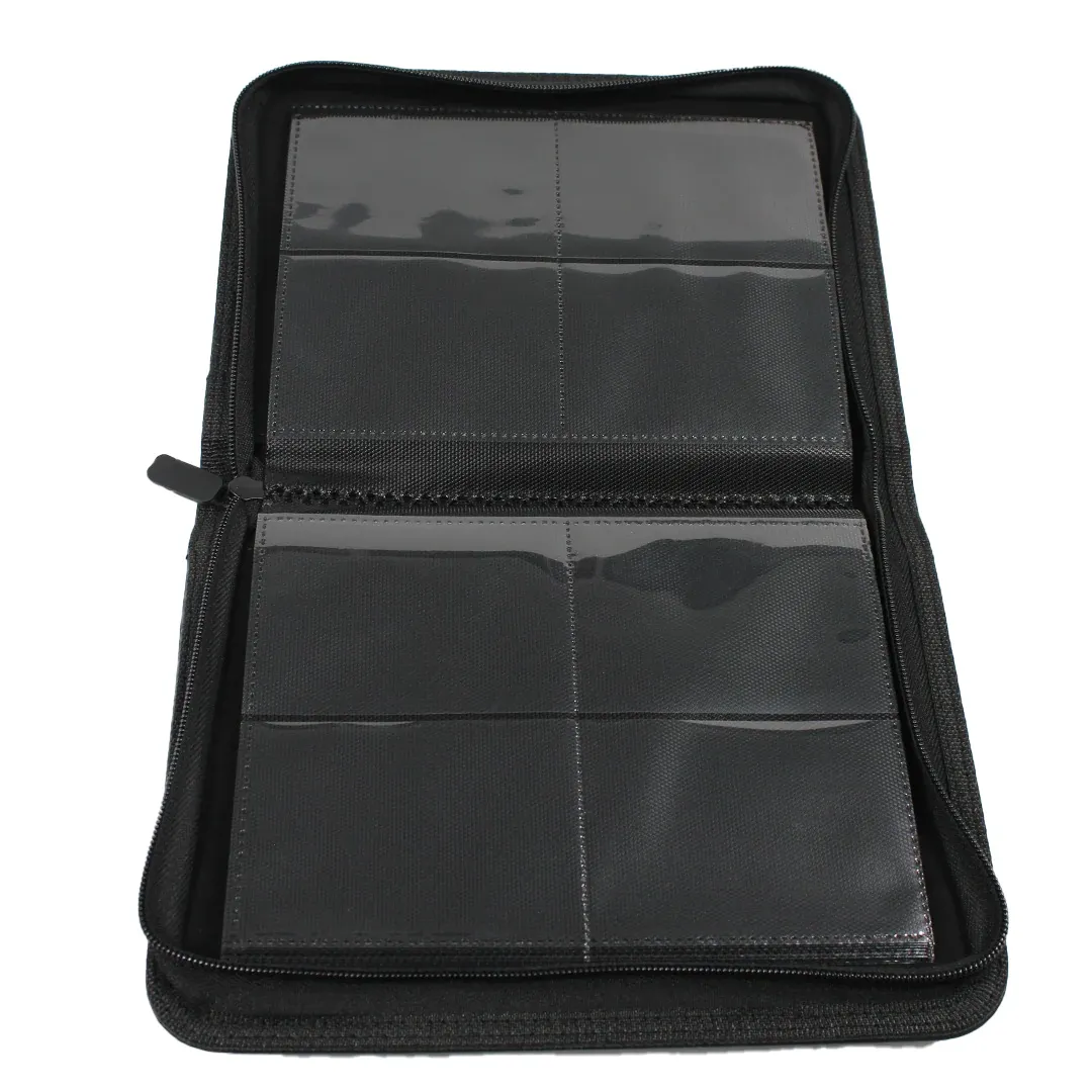 Carpeta Premium | Para 160 cartas (4 bolsillos por cara - carga lateral) - Varios Colores y con cierre - Top Deck